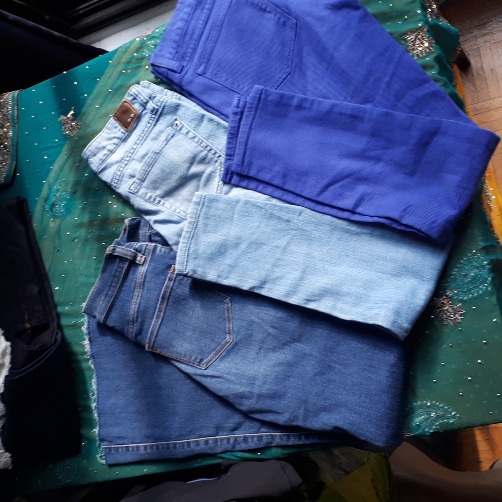 J crew wide leg Jean's j crew toothpick Jean's